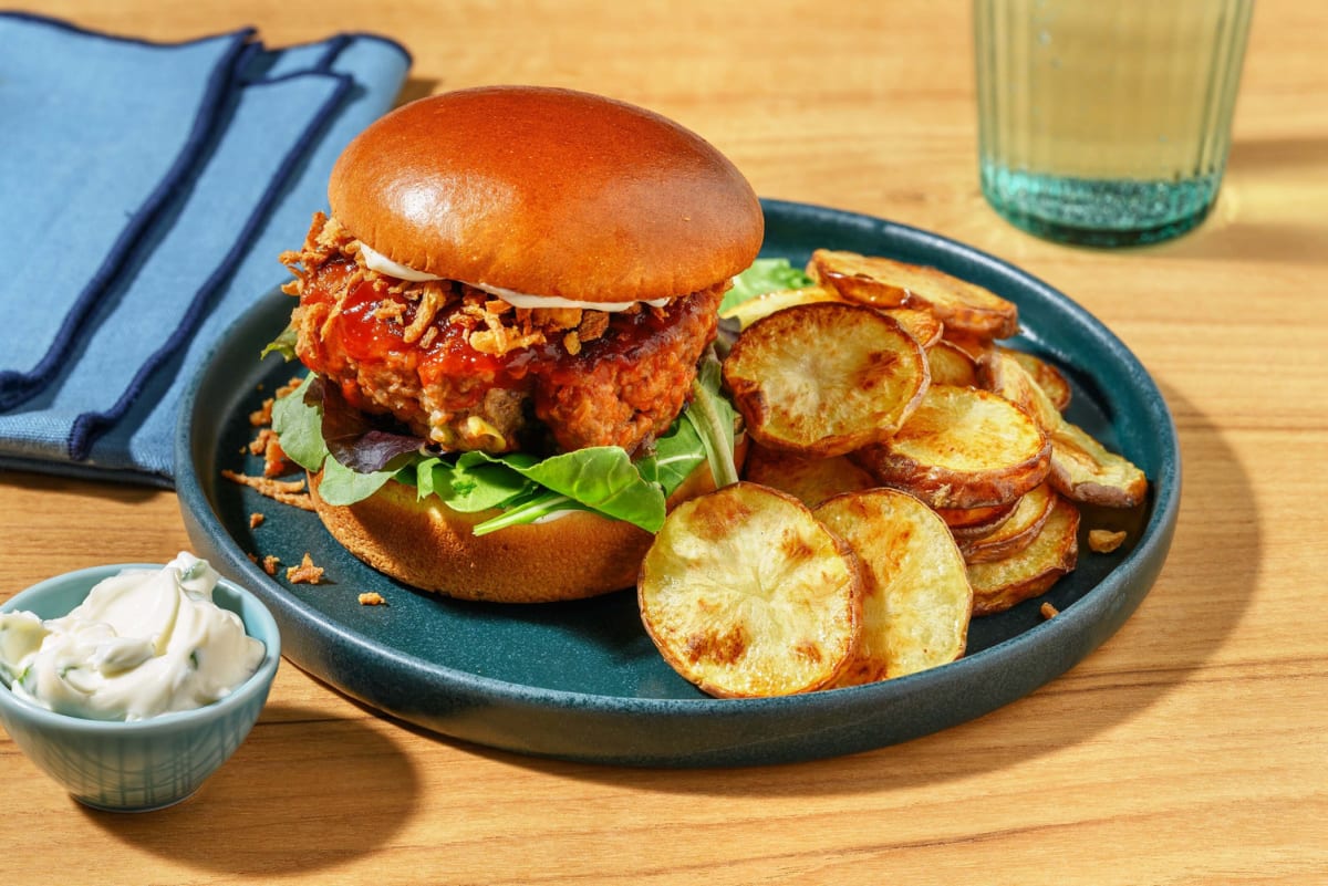 Glazed Beyond Meat® Burgers