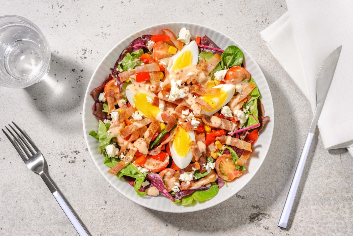 Carb Smart Southwest Bacon and Chicken Breast Salad