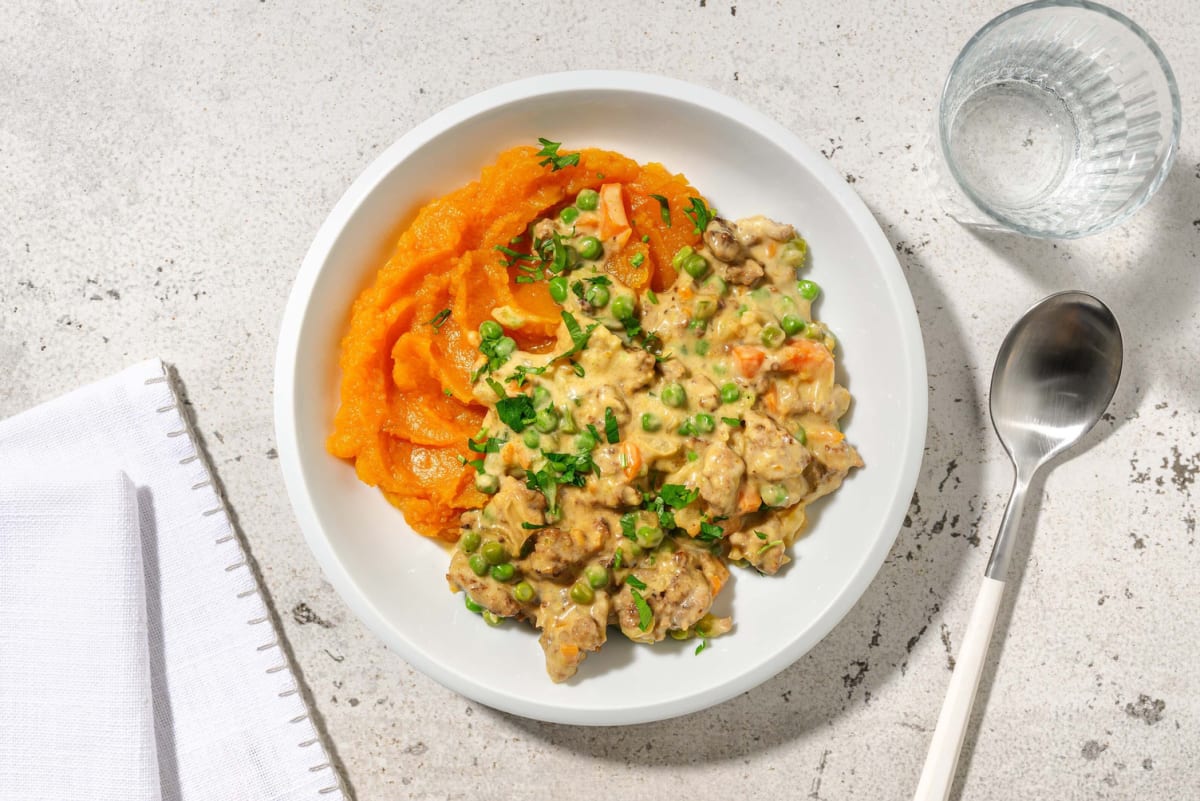Carb Smart Beef and Root Veg Mash Bowl