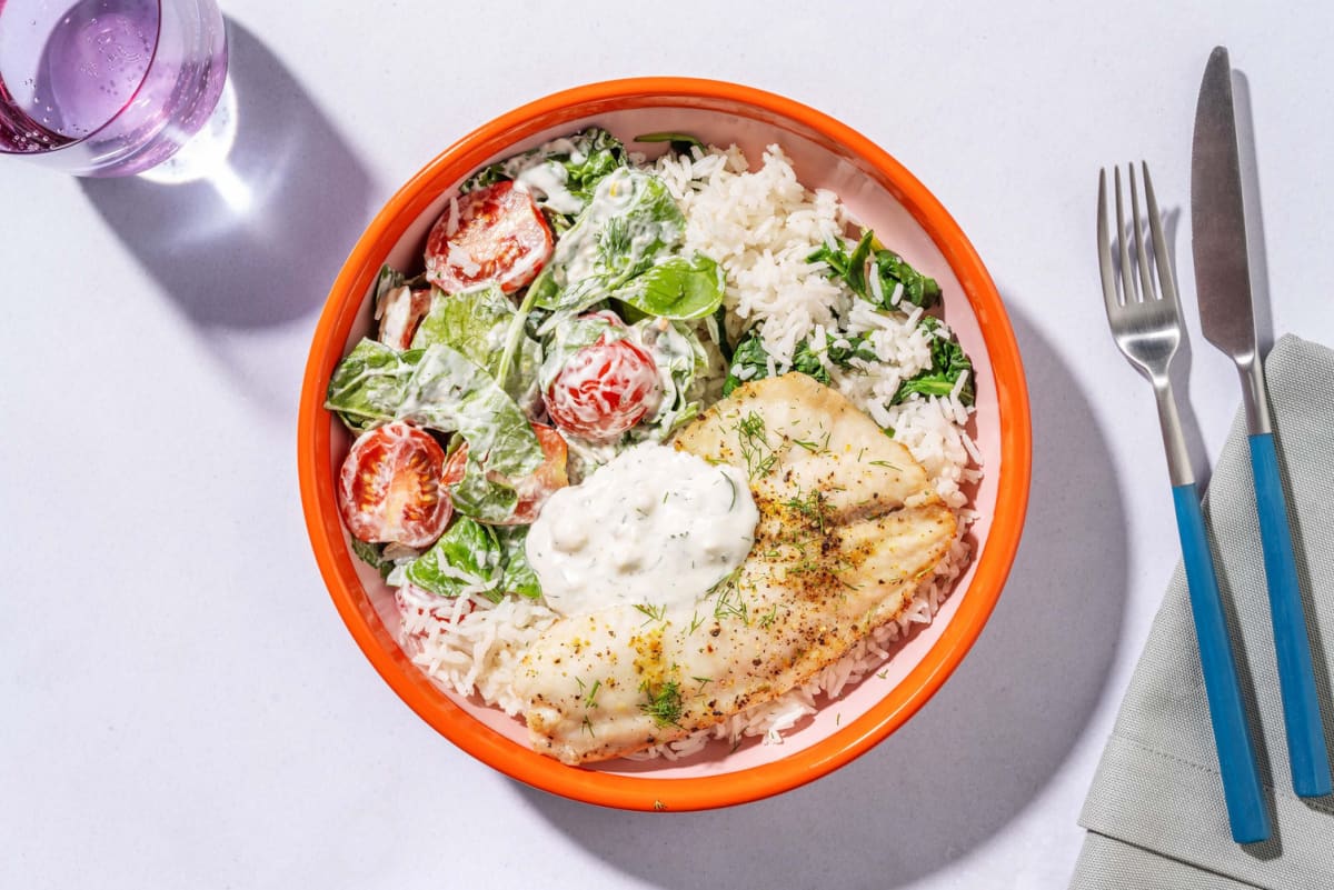 Greek-Inspired Roasted Double Fish Dinner