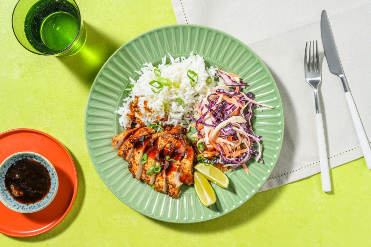 Mango-Glazed Caribbean-Style Chicken Thighs