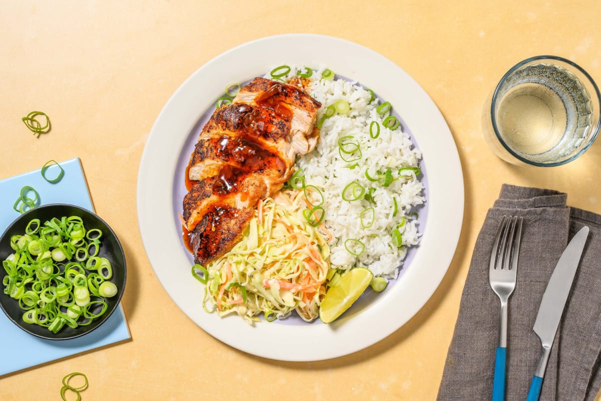 Mango Glazed Caribbean-Style Tofu