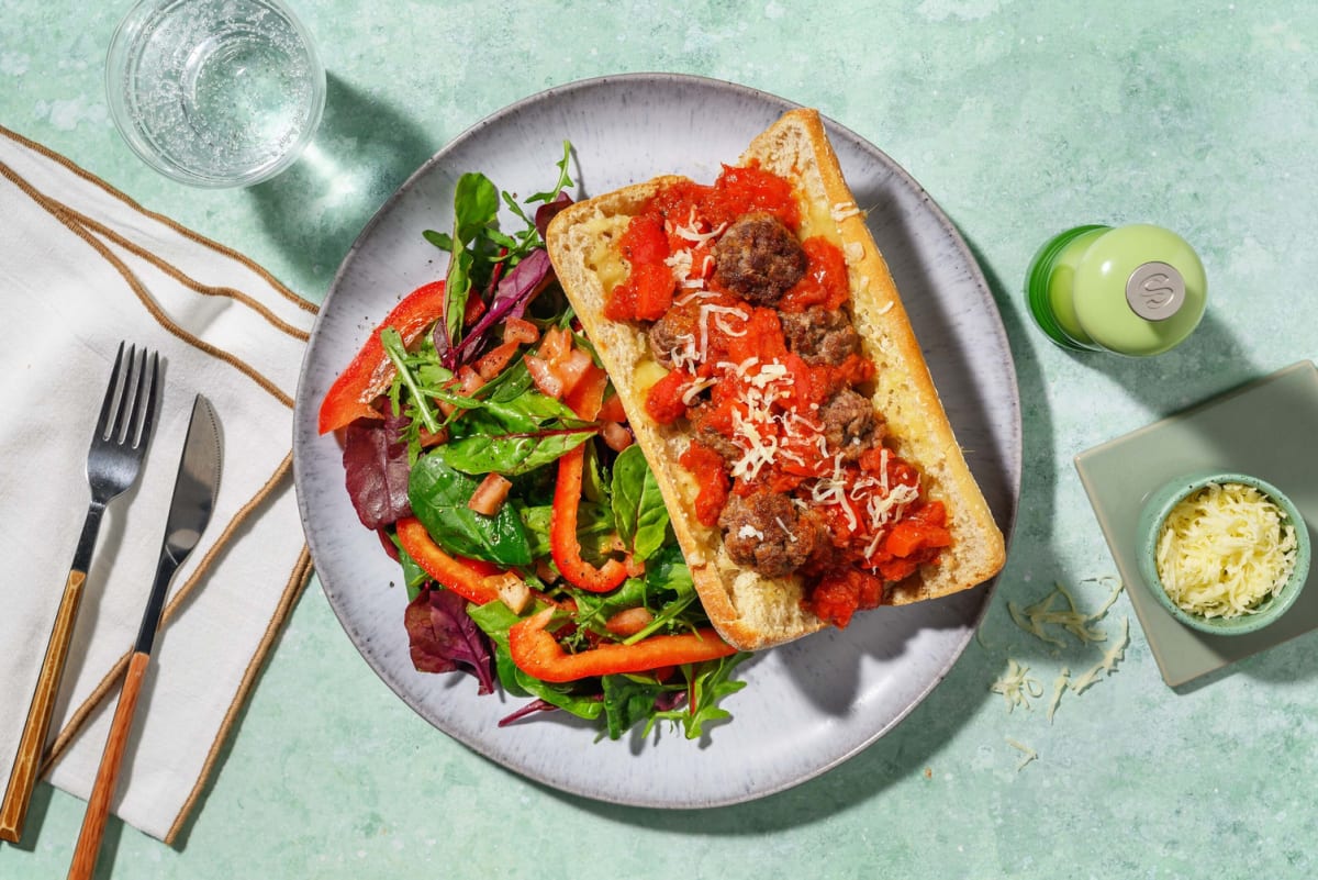 Classic Plant-Based Ground Protein Meatball Subs