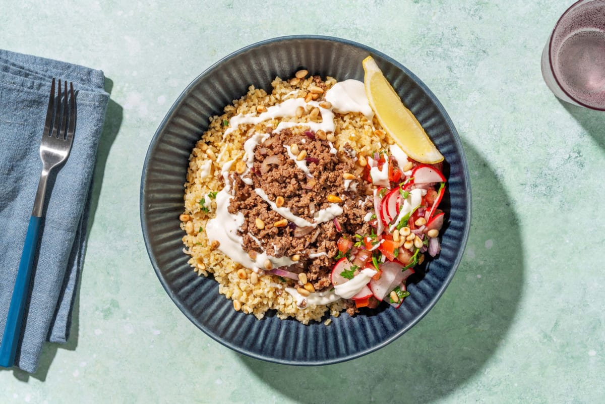 Kibbeh-Inspired Beyond Meat® Bowl
