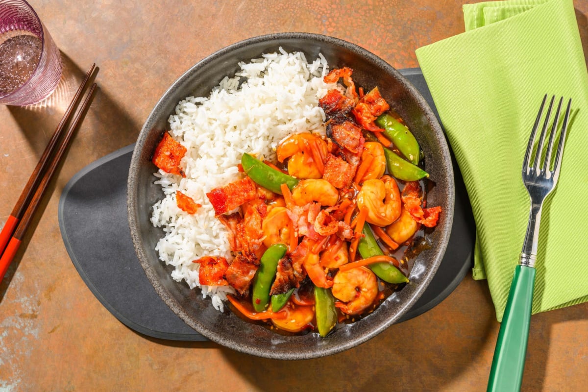 Sesame Shrimp Stir-Fry