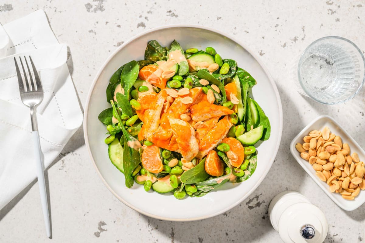 Smart Asian-Style Double Chicken Salad