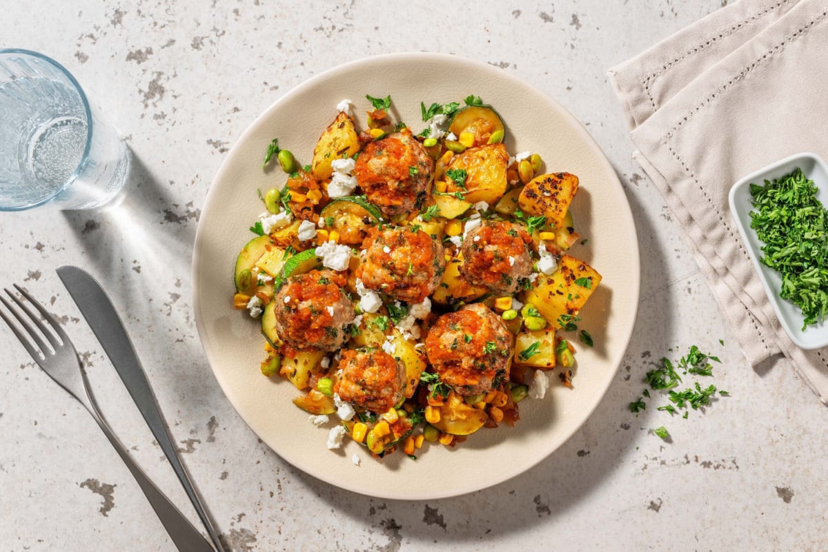 Boulettes de bœuf fumés