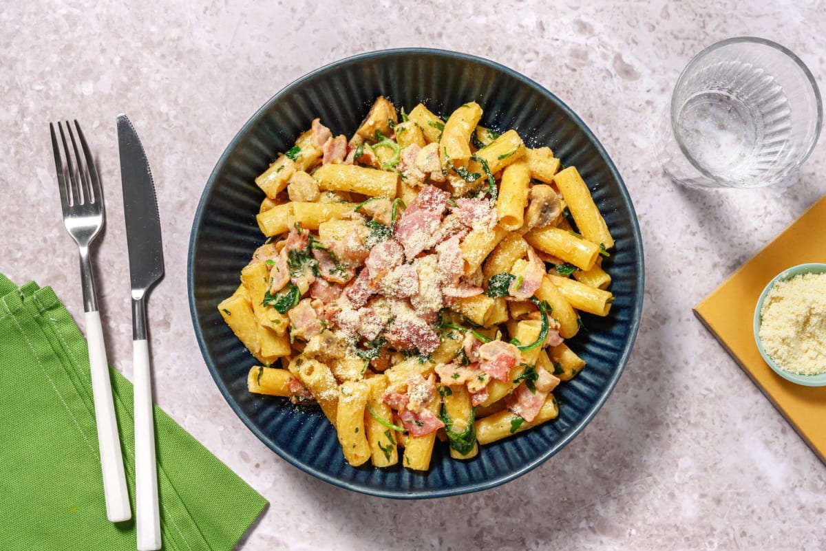 Chicken Breasts Rigatoni Alla Gricia