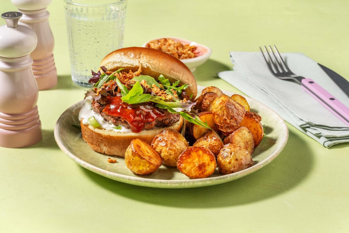 Grilled Meatloaf Burgers