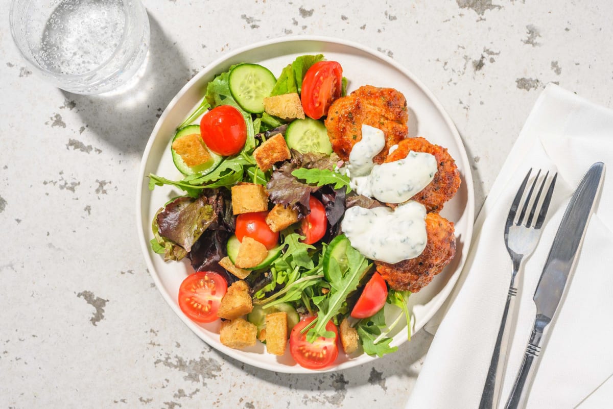 Smart Buffalo-Inspired Turkey Patties