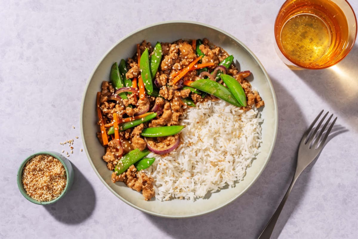 Sauté de poulet au sésame rapide