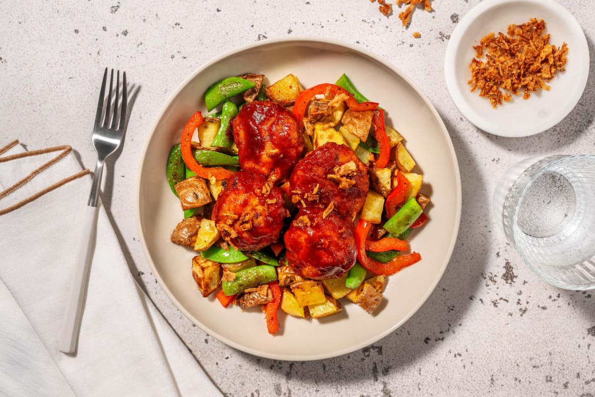 Smart Sweet and Spicy Beyond Meat® Patties 