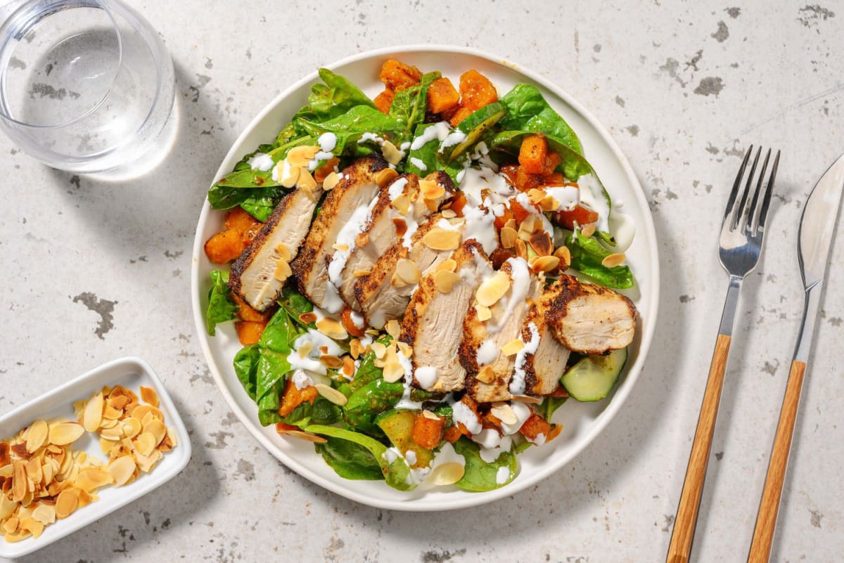 Smart Fig-Roasted Chicken and Butternut Salad