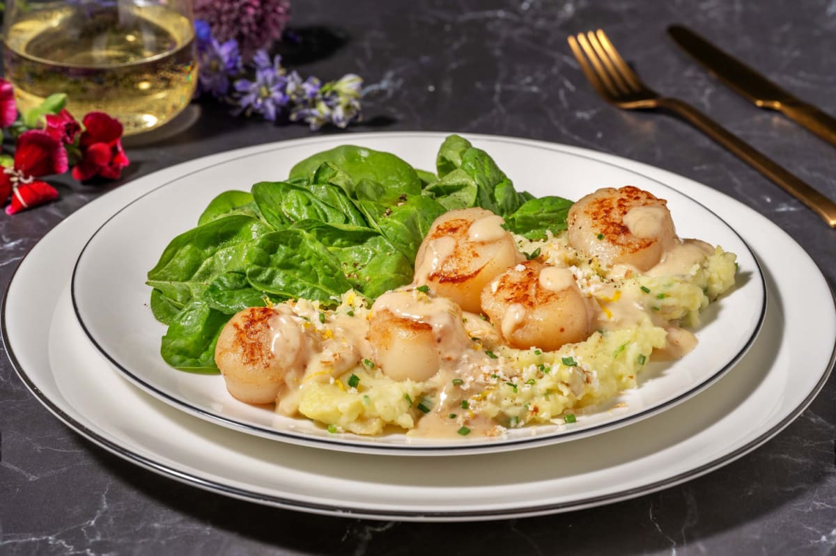 Coquilles Saint-Jacques-Inspired Scallops