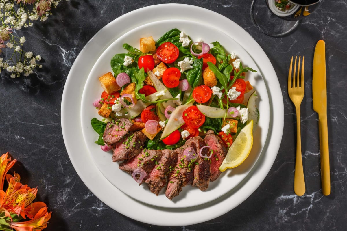 Garlic and Herb-Dressed Top Sirloin Steak