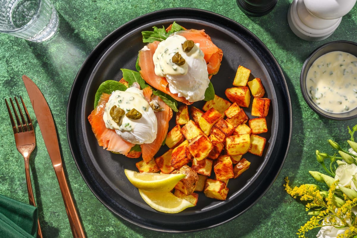 Smoked Salmon Eggs Benny