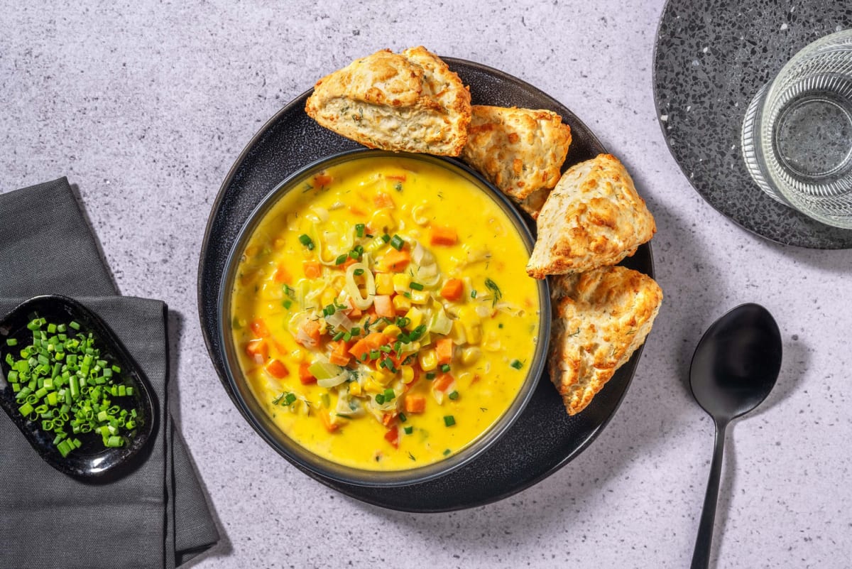 Corn-ucopia Summer Chowder 