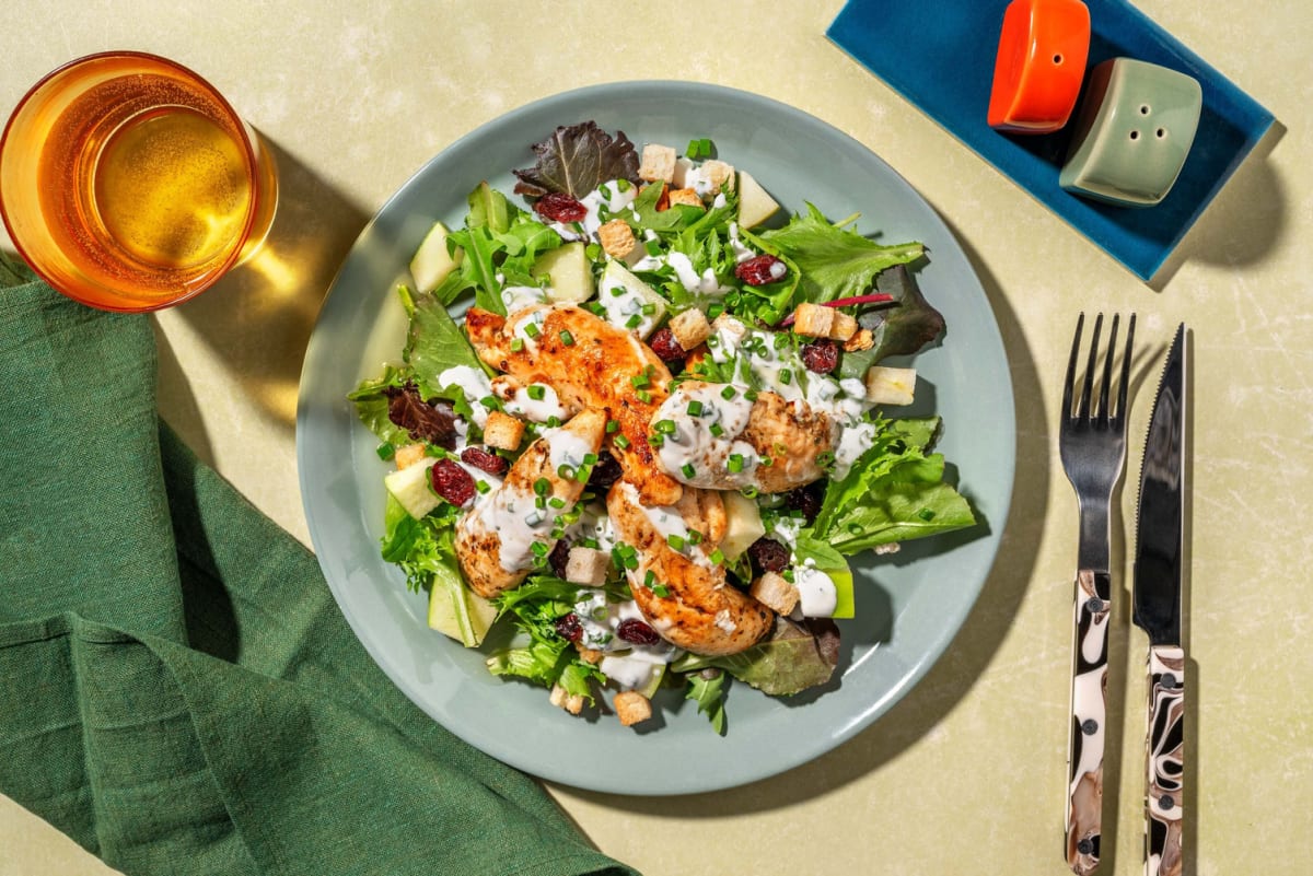 Speedy Chicken Breasts and Apple Salad