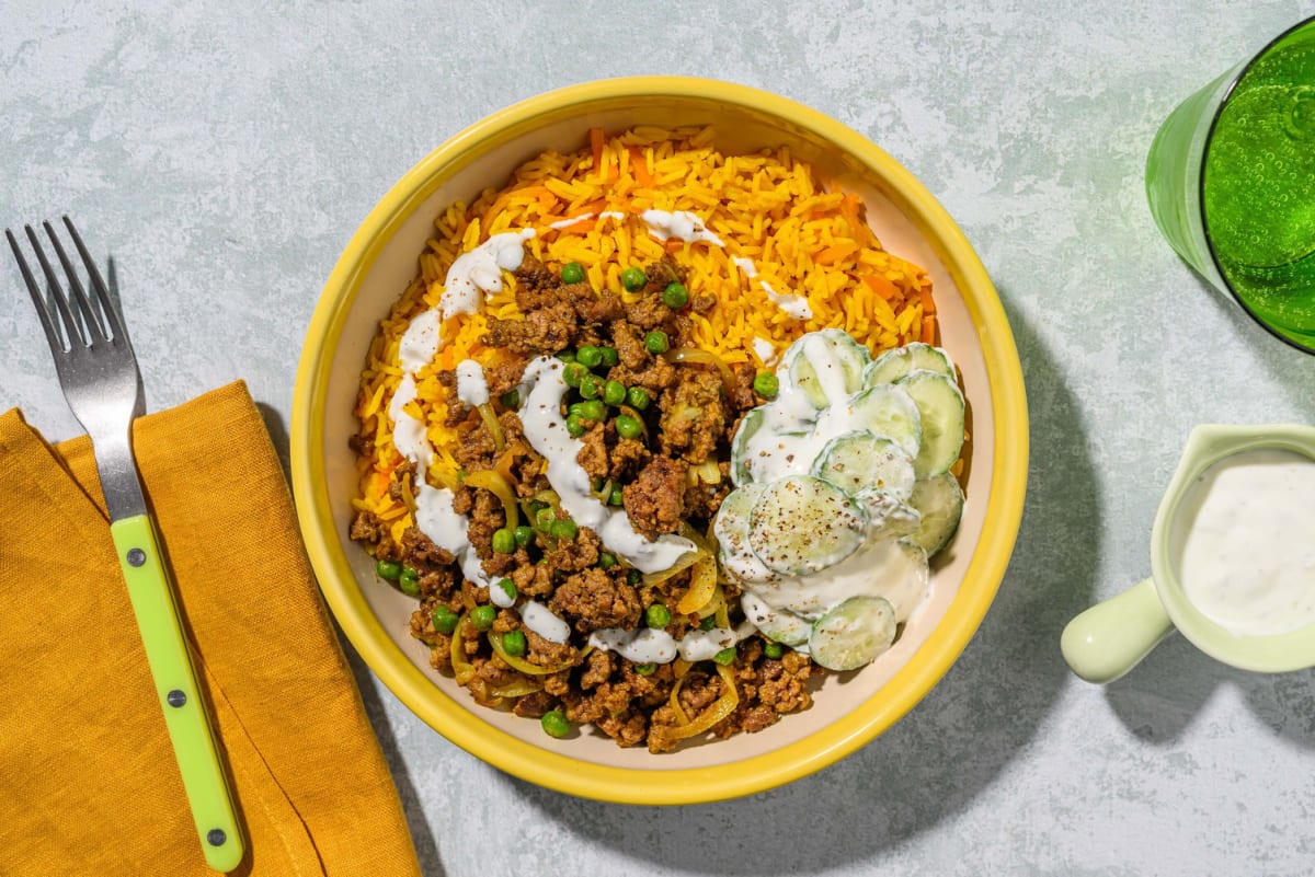SuperQuick Indian-Inspired Curried Turkey Bowls