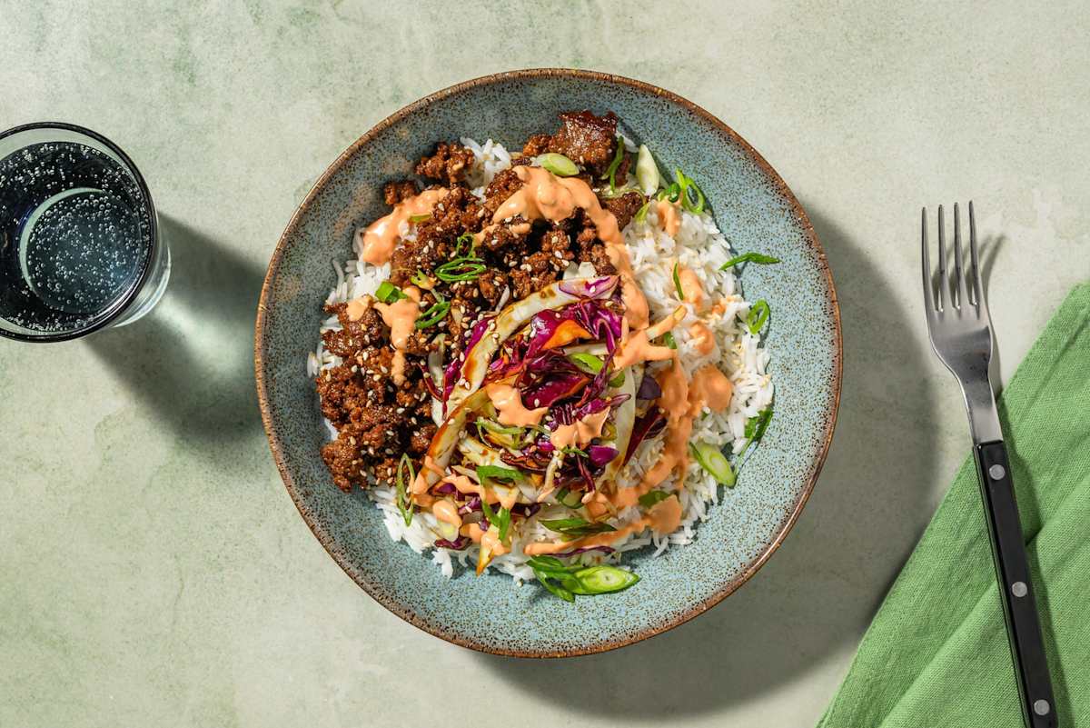 SuperQuick Korean-Style Chicken Bowls