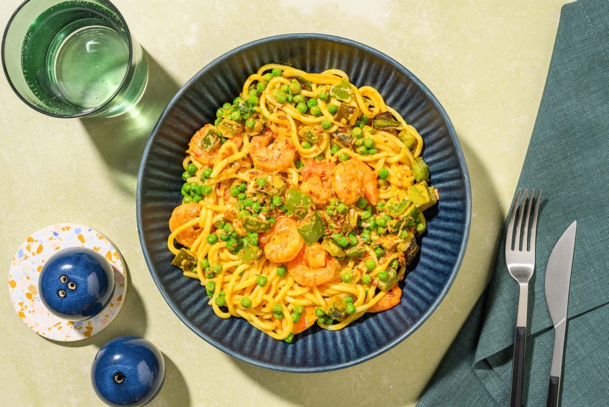 SuperQuick Curry Tilapia Noodles