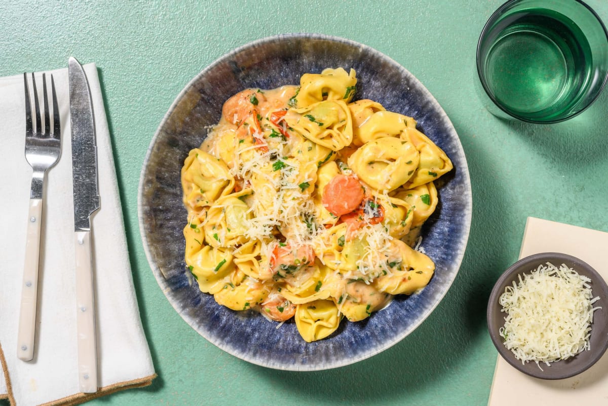 SuperQuick Veggie & Italian Sausage Tortellini