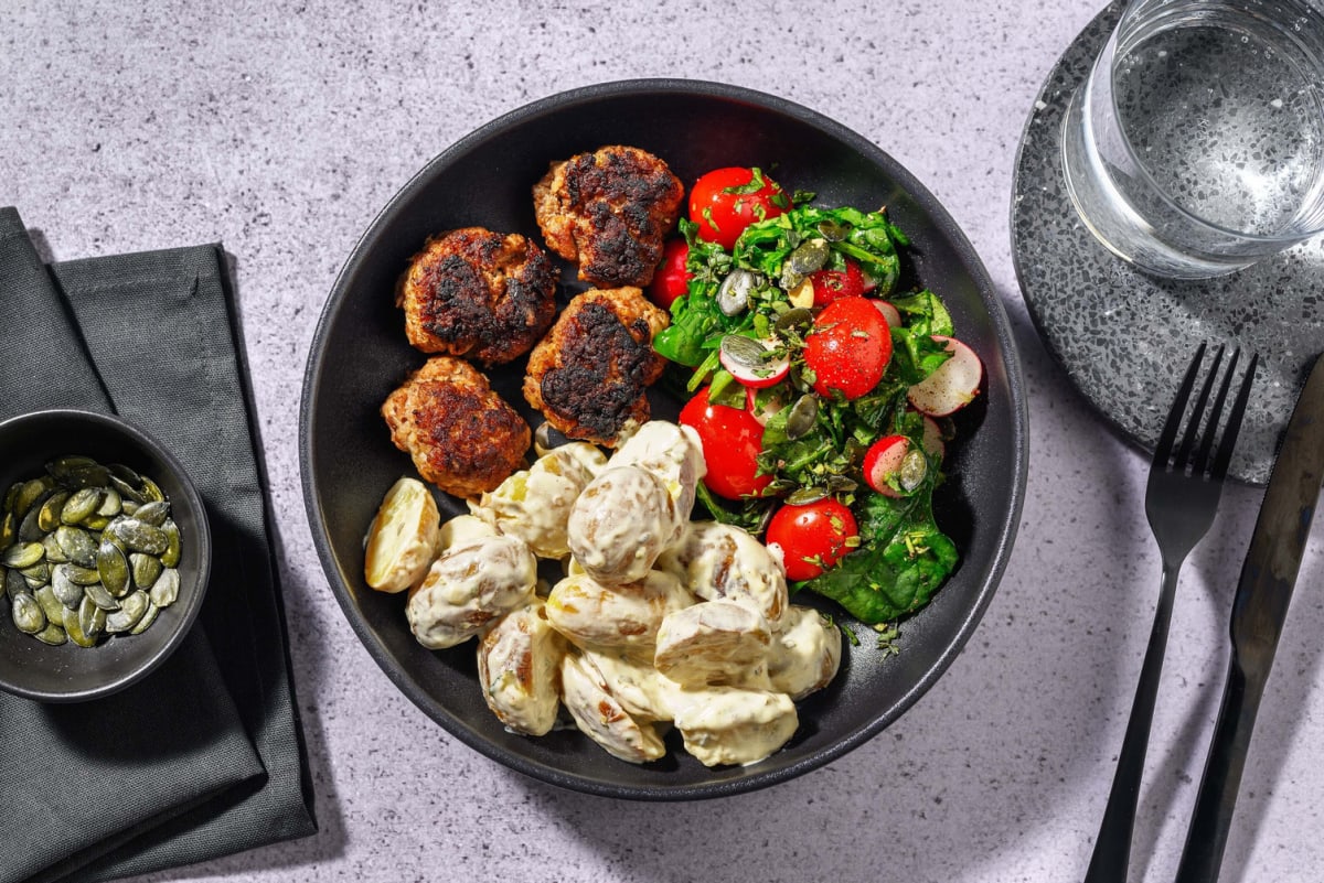 Pandestegte frikadeller 