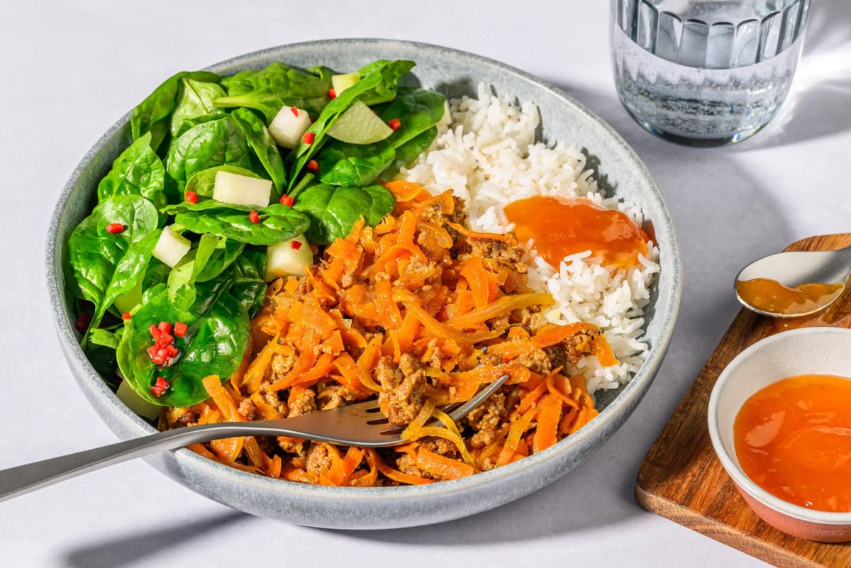 Currystekt köttfärs