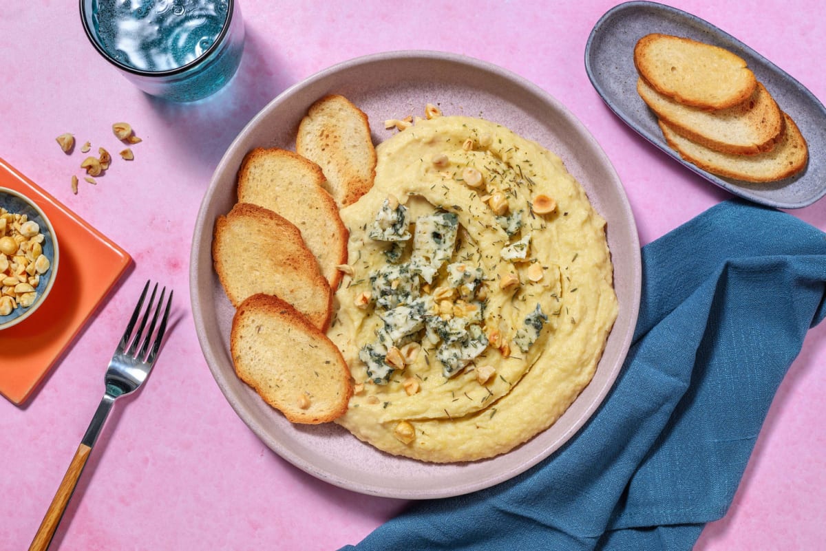 Vellutata di cavolfiore e gorgonzola