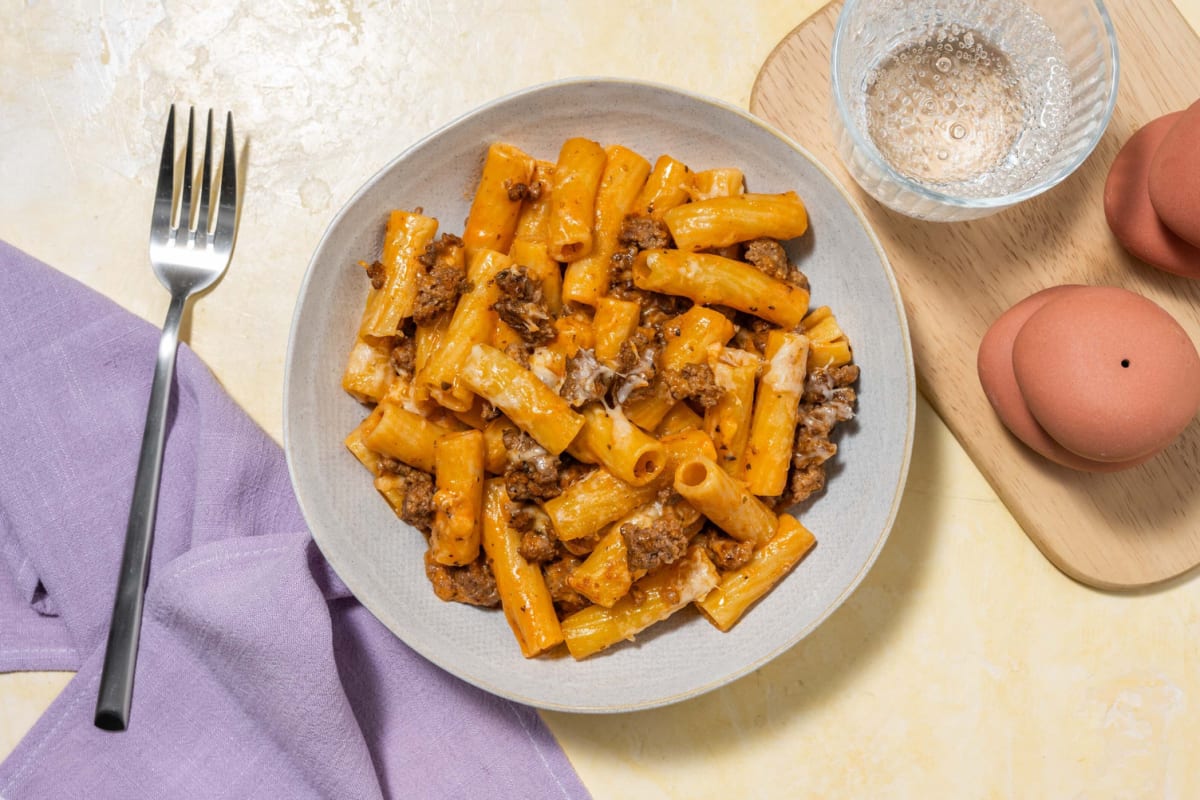 Upside Down Winter Warmer Pasta Bake