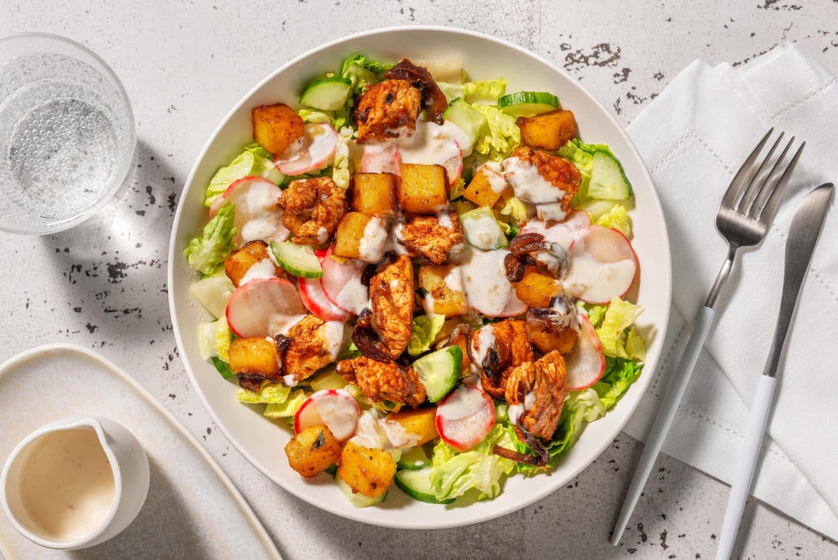 Salade de dinde tandoori