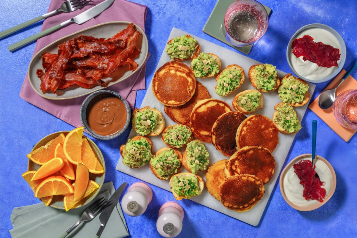 Family style Easter brunch  