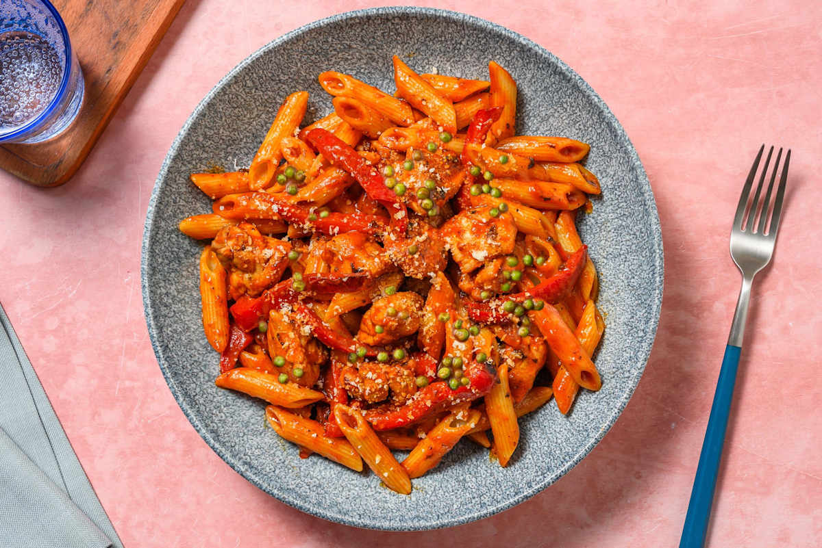 Speedy Chipotle Chorizo Penne