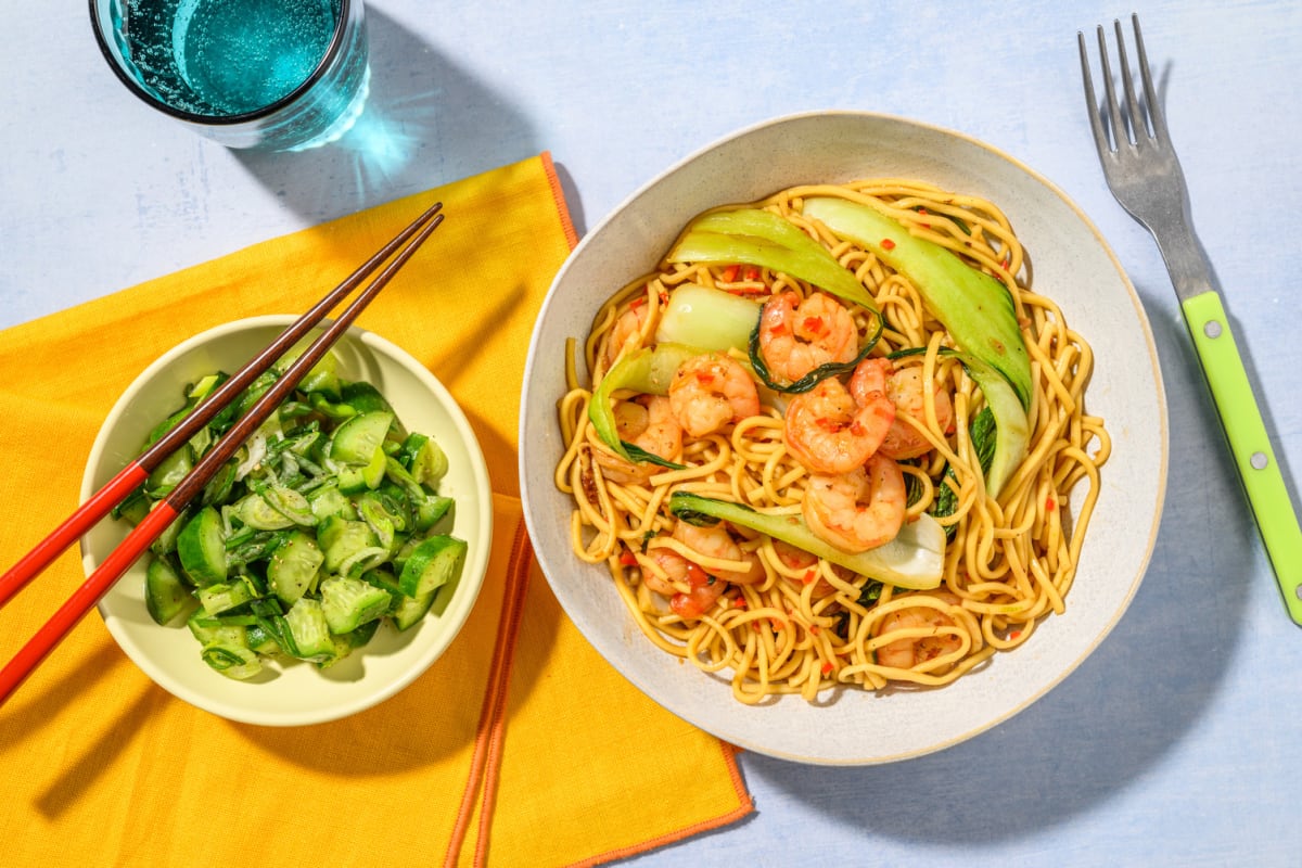 Teriyaki Prawn Noodles