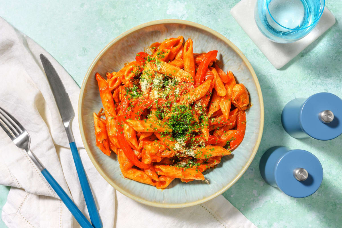 Speedy Chipotle Chicken Pasta