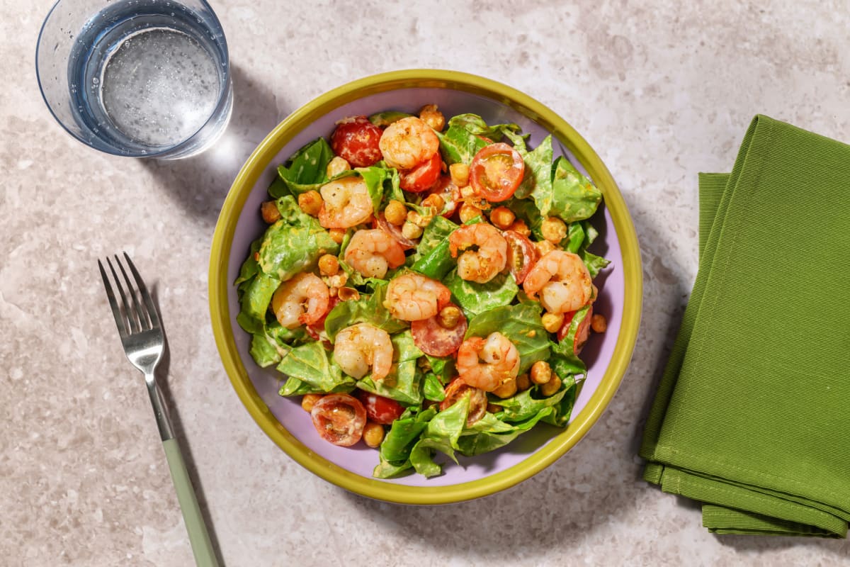 Prawn Caesar Style Salad