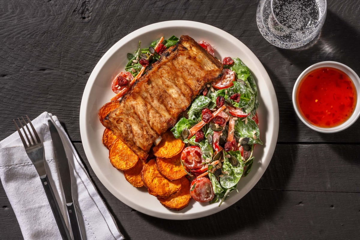 Sweet Chili-Maple Pork Ribs
