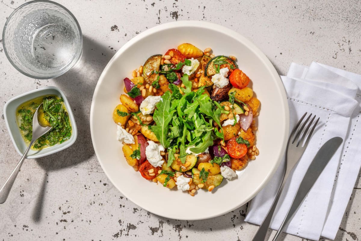Mediterranean gnocchi traybake
