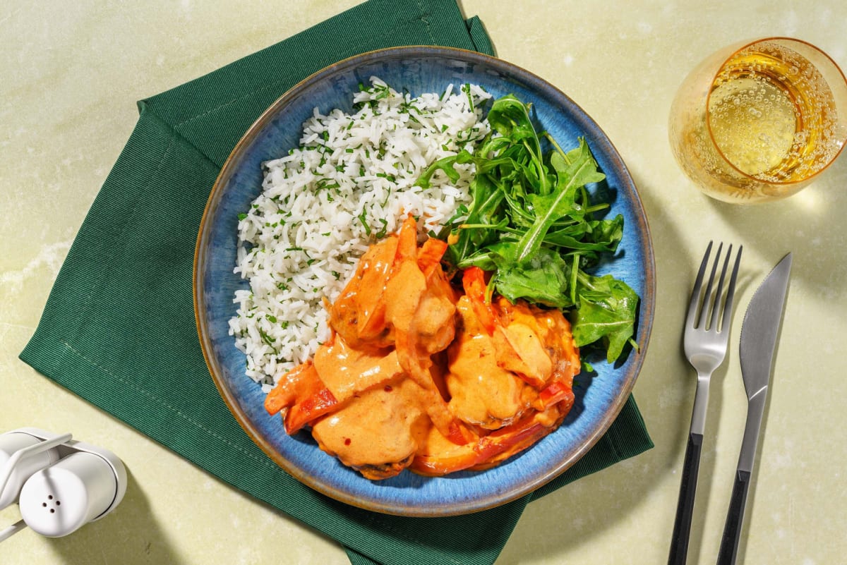 Spanskinspirerade blandfärsalbondigas