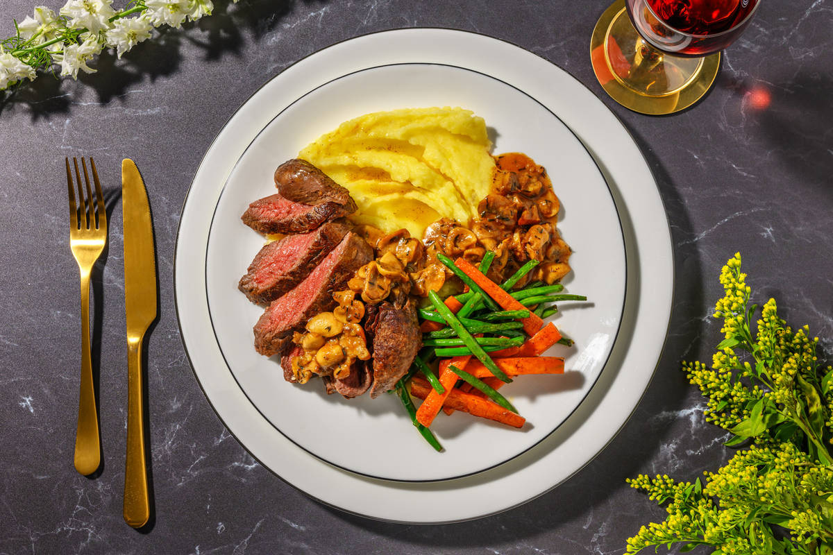 Irish Sirloin Steak in Truffle Mushroom Sauce Recipe HelloFresh