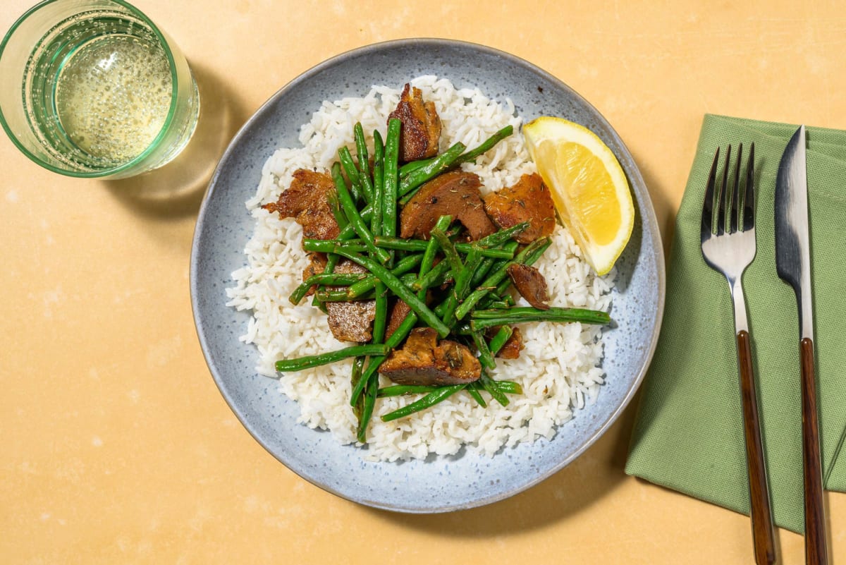 Seitan al limone e spezie Cajun