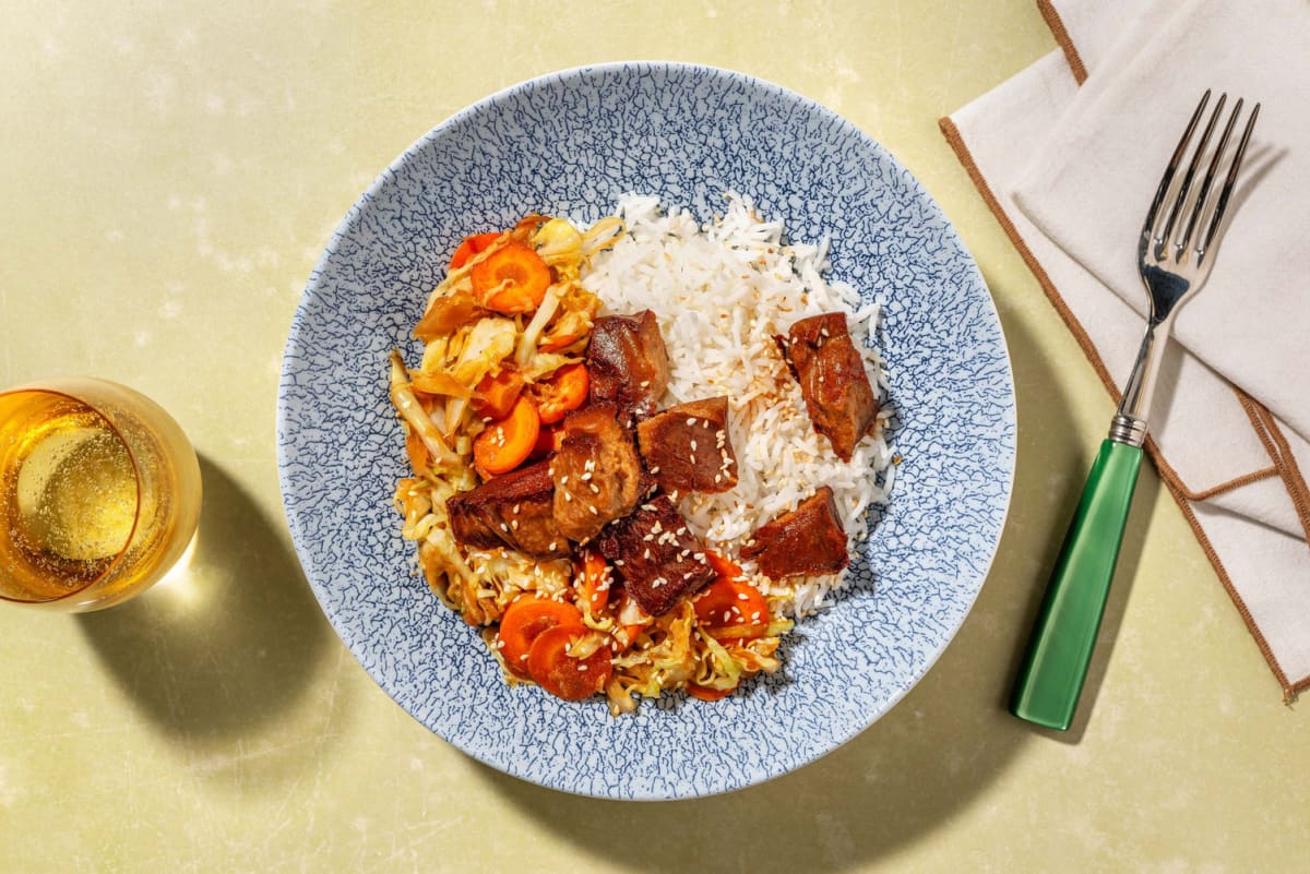 Seitan di farro e riso Jasmine