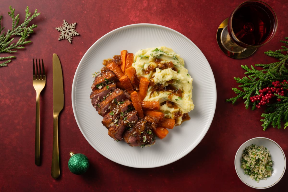 Duck with Orange Sauce and Gremolata