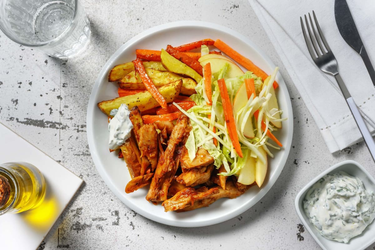 BBQ marinated veggie strips 