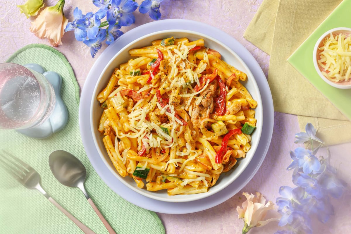 Casarecce au poulet à la crème enchantée