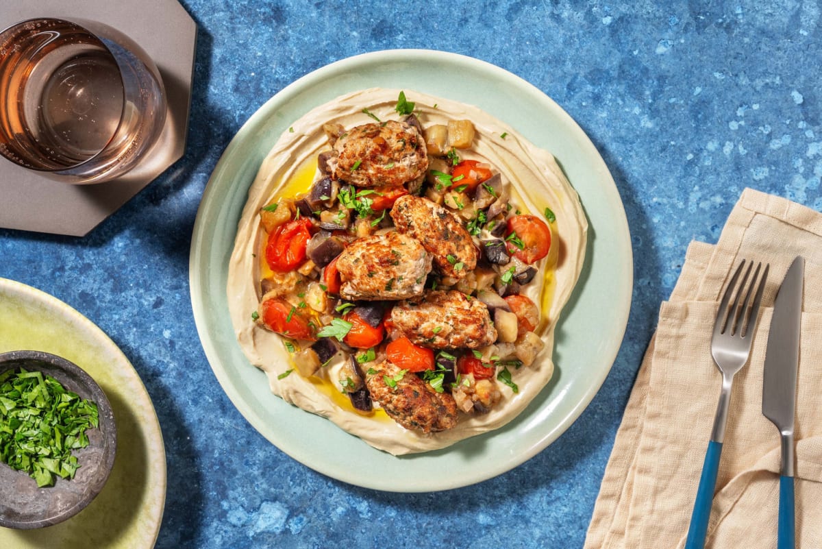 Kofta di pollo alle spezie dukkah