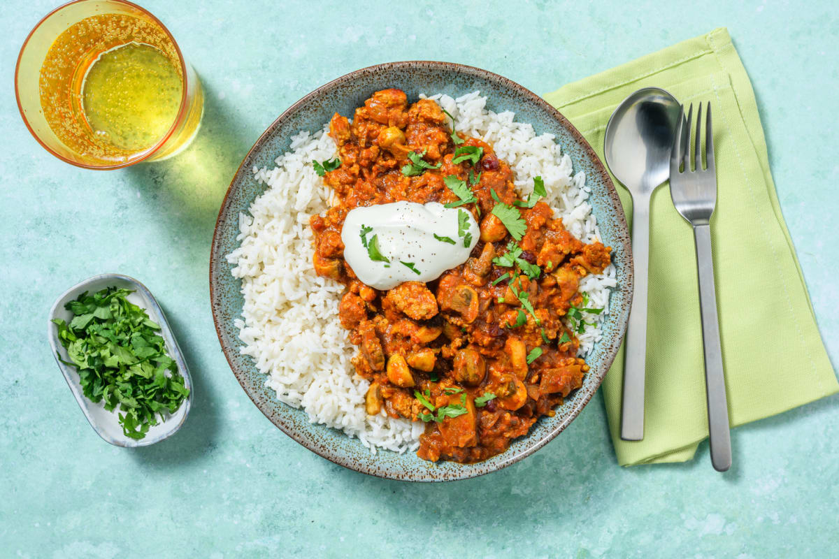 Beef and Mushroom Curry