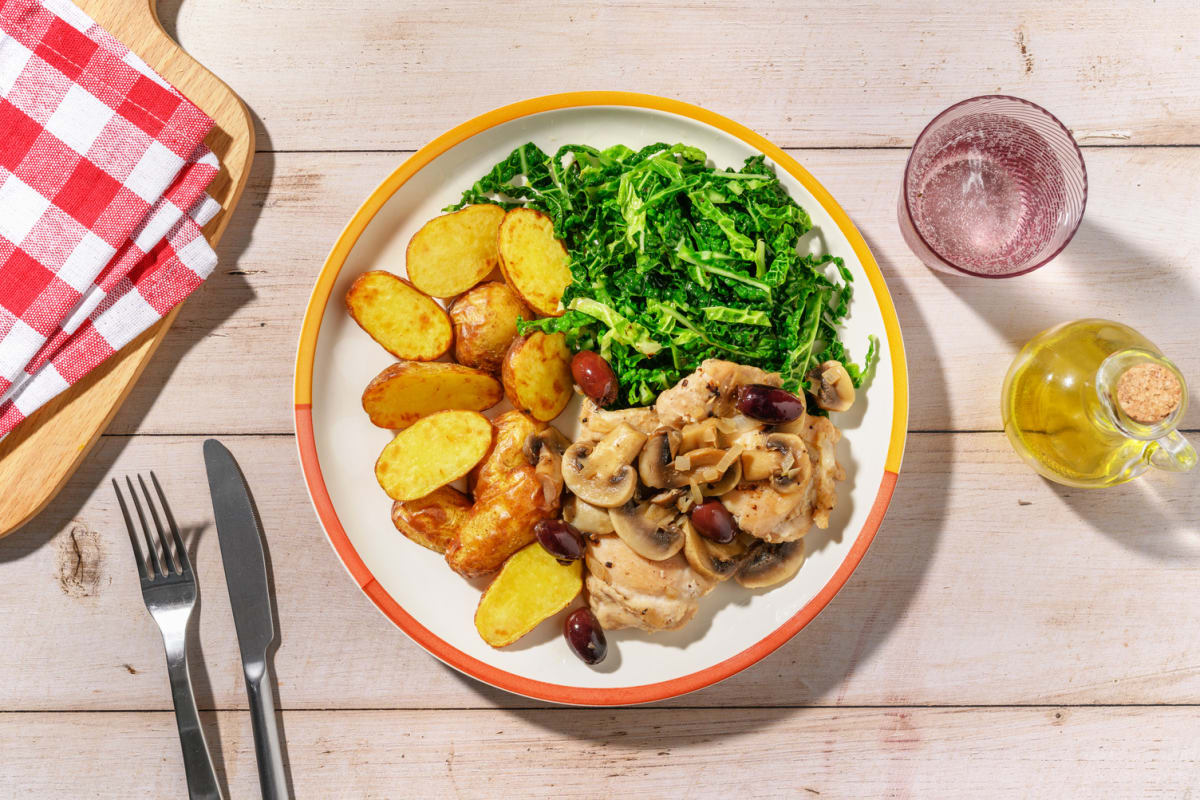 Bistecche di pollo alla cacciatora