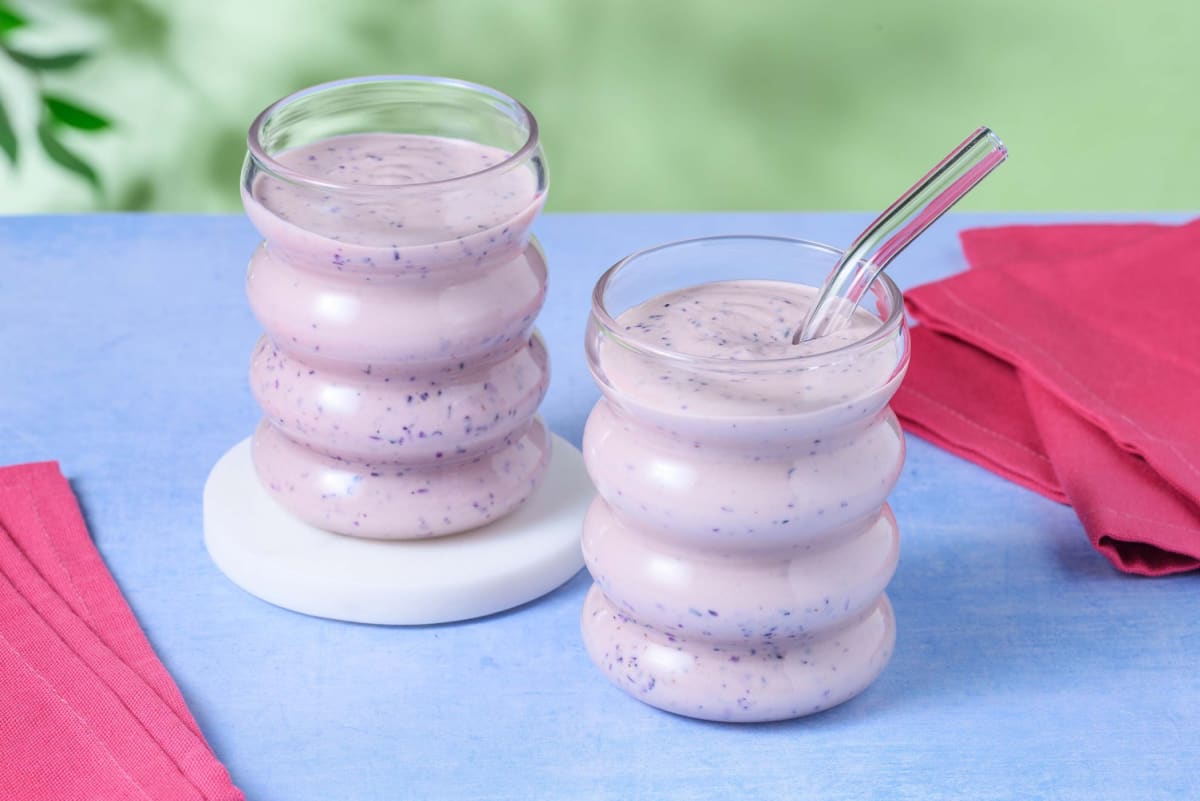 Blueberry and Peanut Butter Smoothie Kit