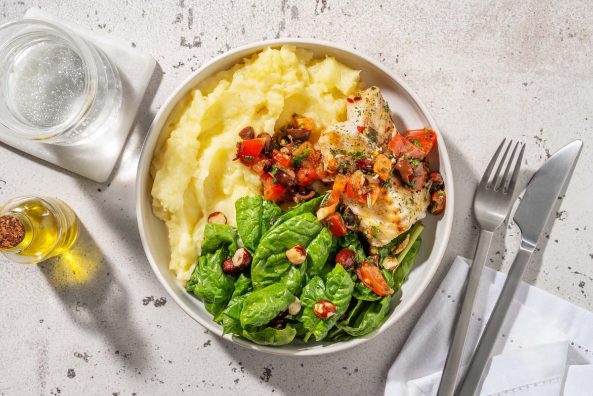 Pannestekt torsk og saus vierge